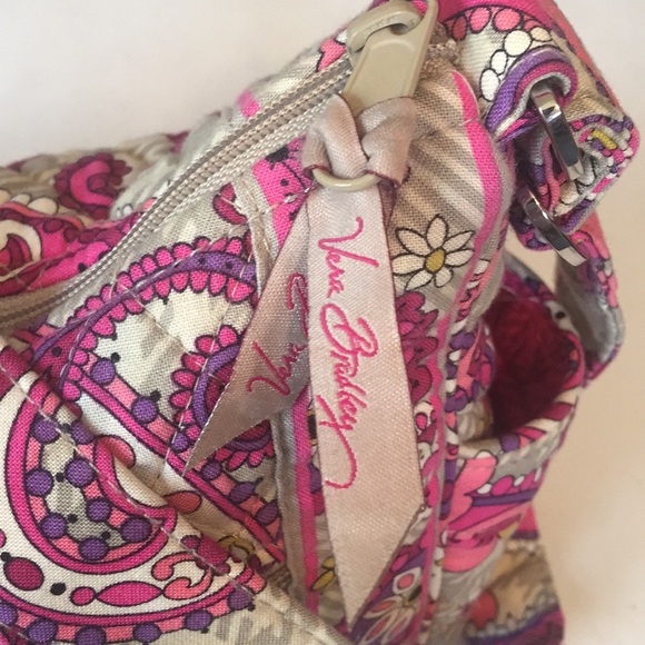 Vera Bradley Pink Paisley Crossbody - Picture 2 of 3